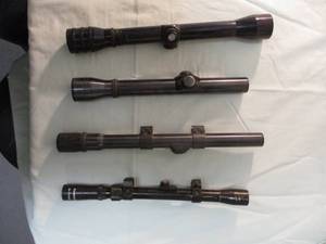 lot 67 image: 4-Rifle Scopes