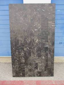 lot 138 image: Heavy- Marble Top, Table Top. About 39-12 x 64 -Last bidder failed to pick up