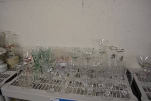 lot 33 image: Wine Glasses and Water Goblets