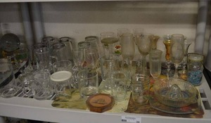 lot 39 image: Variety of Glassware and Glass Juicing Dish