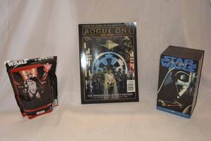 lot 181 image: Star Wars Trilogy VHS Movie Set, Puzzle and Rogue One Collectors Book