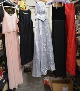 lot 201 image: Flormal Dresses, Size 16 or Large. Alyx Black Dress, Pink Blush, L.A. Glo, I.N. San Fransisco, and Zum Zum by Niki Livas Dress