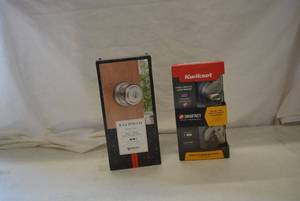 lot 155 image: Baldwin Key Door Knob, Kwikset Door Lock