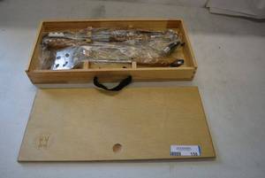 lot 156 image: Schmidt Brothers Barbecue Case with BBQ Utensils Still in Packaging