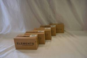 lot 162 image: Elements Decorative Hardware, P136SN, 5 Boxes of 10
