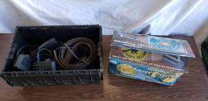 lot 119 image: Image Projector, Outdoor Light Timers and Hidden Cord Protectors