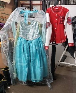 lot 53 image: Disney Halloween Costumes Elisa Dress and High School Musical Jacket (Sizes 78)