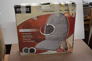 lot 187 image: Homedics 6 Point Reversible Back Massager