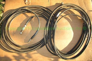 lot 12 image: Pneumatic hose lines with attached fittings