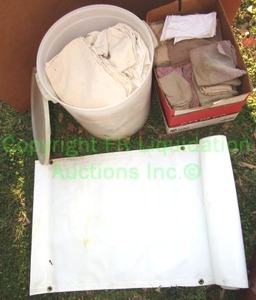 lot 21 image: Assorted shop rags plus as shown