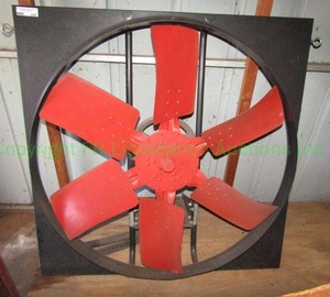 lot 248 image: Dayton 36 vertical belt drive exhaust fan model 3C147A, no motor