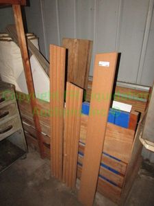 lot 268 image: Assorted wood pieces as shown