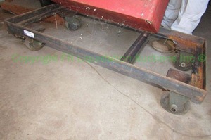 lot 261 image: Metal frame wheeled cart base