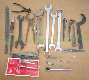 lot 226 image: Assorted wrenches plus as shown