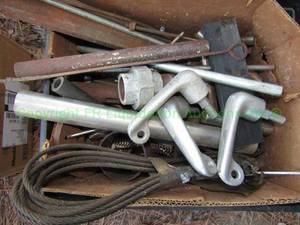 lot 230 image: Assorted industrial parts and hardware as shown