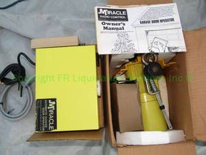 lot 241 image: Retro Miracle radio control garage door opener motor and control