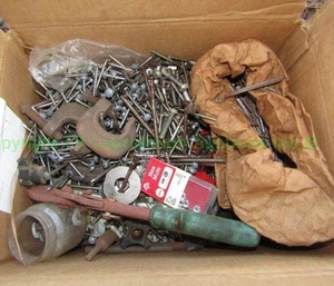 lot 262 image: Assorted parts and hardware as shown