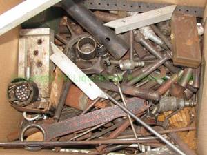 lot 236 image: Assorted tools and hardware as shown