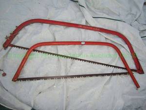 lot 299 image: Sandvik 9 made in Sweden and Pennsylvania Mfg. bow saws
