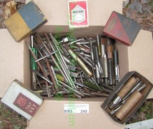 lot 245 image: Assorted milling bits as shown