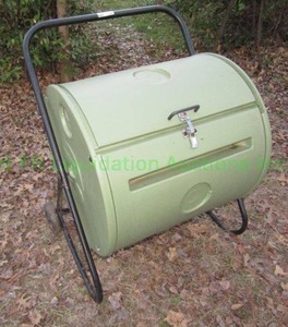 lot 298 image: Carey Mfg. Compost tumbler