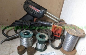 lot 76 image: Weller soldering gun and solder