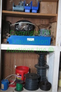 lot 83 image: Misc. parts and hardware as shown