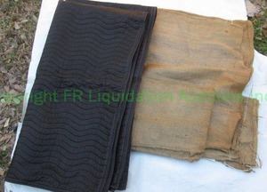 lot 208 image: Shipping blanket and burlap cloth