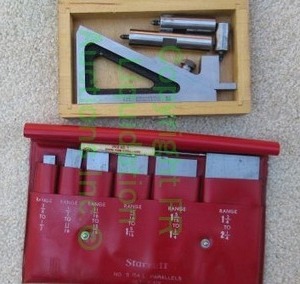 lot 188 image: Brown & Sharpe 625 machinist planer shaper gage and shim set