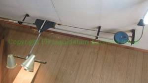 lot 210 image: Custom made shop track light set