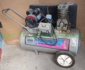 lot 92 image: Campbell Hausfeld power pro 2hp air compressor