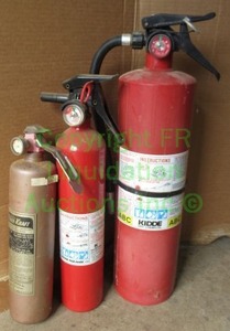 lot 301 image: Kidde and Powr Kraft fire extinguishers