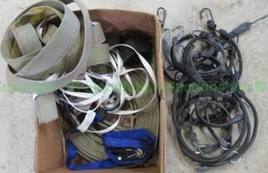 lot 166 image: Assorted shipping straps and bungi cords