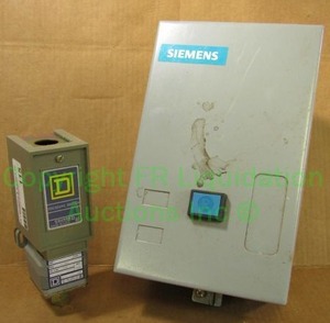 lot 115 image: Siemens control switch and Square D pressure switch