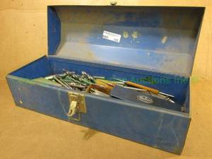 lot 105 image: Tool box full of machinist shims and more