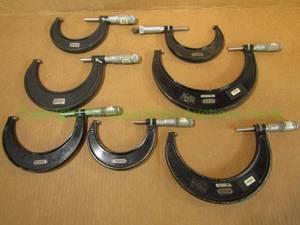 lot 109 image: Lufkin and Starrett Micrometers