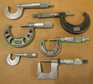 lot 110 image: Starrett, Brown & Sharpe and Lufkin precision Micrometers