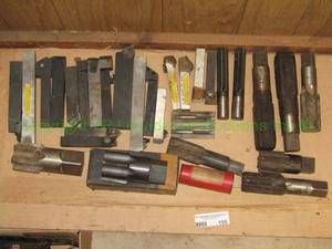 lot 155 image: Assorted milling bits and tool bits as shown