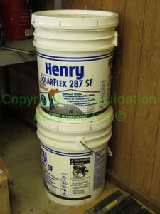 lot 156 image: Henry solarflex white Elastomeric roof coating 10 gallons