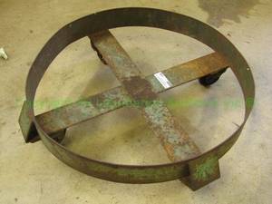 lot 178 image: 55 gallon drum roller base
