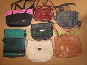 lot 323 image: Assorted purses as shown
