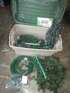 lot 319 image: Assorted Christmas lights plus as shown