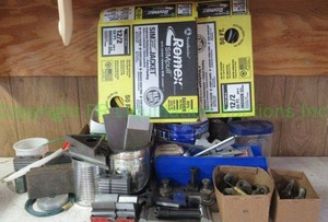 lot 41 image: Assorted industrial parts and hardware as shown