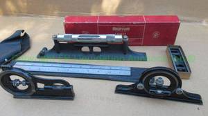 lot 52 image: L.S. Starrett Co. precision machinist levels
