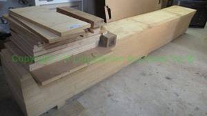 lot 60 image: Assorted wood and particle board as shown