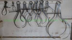 lot 64 image: Vintage steel machinst calipers