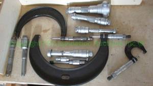 lot 65 image: Vintage Starrett Micrometer plus as shown