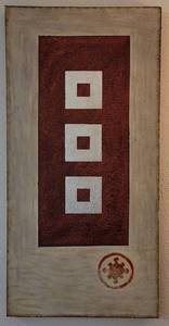 lot 11 image: LARGE 20 W x 40 H FRAMED WALL ART IN STYLE, COLOR, AND CONDITION SHOWN.