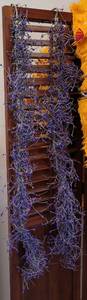lot 25 image: LOT OF 2 DECORATIVE FLORAL-STYLE GARLANDS IN STYLE, COLOR, AND CONDITION SHOWN. (YOUR BID X 2) GARLAND ONLY