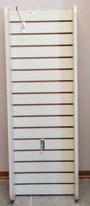 lot 26 image: SLATWALL STYLE STORE FIXTURE AS SHOWN.